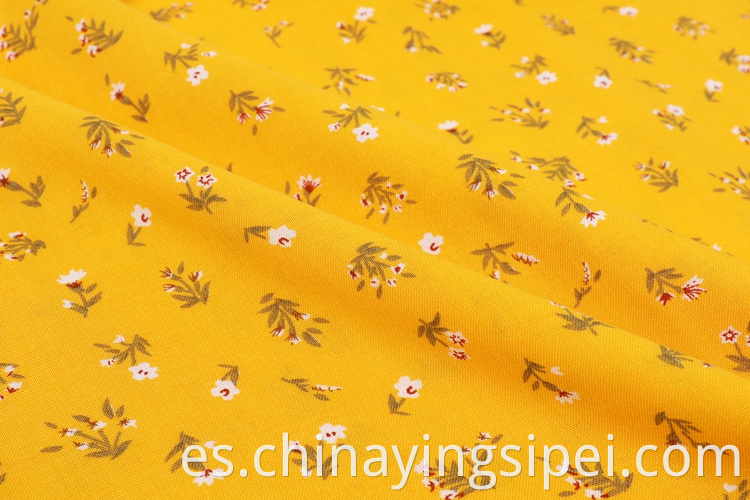 Venta caliente Stocklot estampado Challis Rayon Shaoxing Camas de viscosa textil